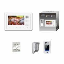 KIT VIDEO AO 4,3 POUCES SANS MÉMOIRE + CAMERA SAILLIE AVEC DIGICODE