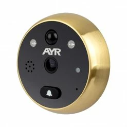 AYR760 Judas Numérique (Satin Nickel) AYR -Automatisme Online Soldes Magasin 5.ayr mirilla digital wifi 760 6 laton satinado 800x800