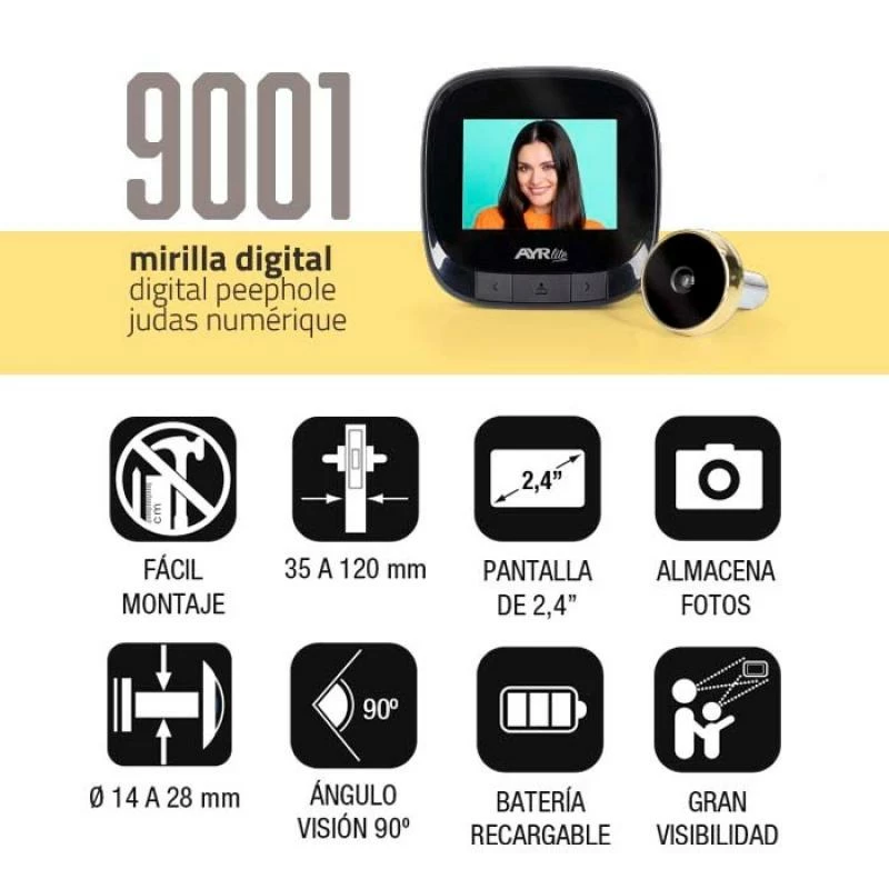 AYR9001 Judas Numérique Noir Chrome AYR 2 AYR9001 Judas Numérique Noir Chrome AYR – Image 2