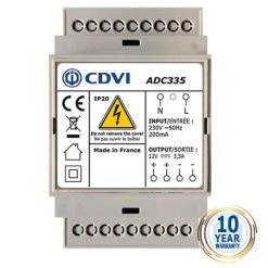 ADC335 Alimentation Régulée 12V 3,5A CDVI