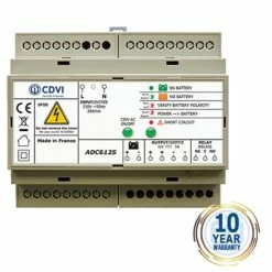 ADC612S Alimentation 12V DC Secourable CDVI