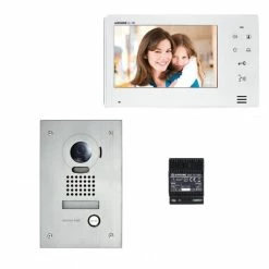 Kit JOS1F Vidéo Platine Encastrée Avec Moniteur écran 7 Pouces - Touche Sensitive AIPHONE