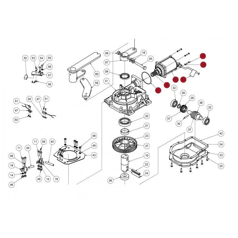 I100023 MOTEUR ELECTRIQUE POUR ELI 250 BT 24V BFT 2 I100023 MOTEUR ELECTRIQUE POUR ELI 250 BT 24V BFT – Image 2