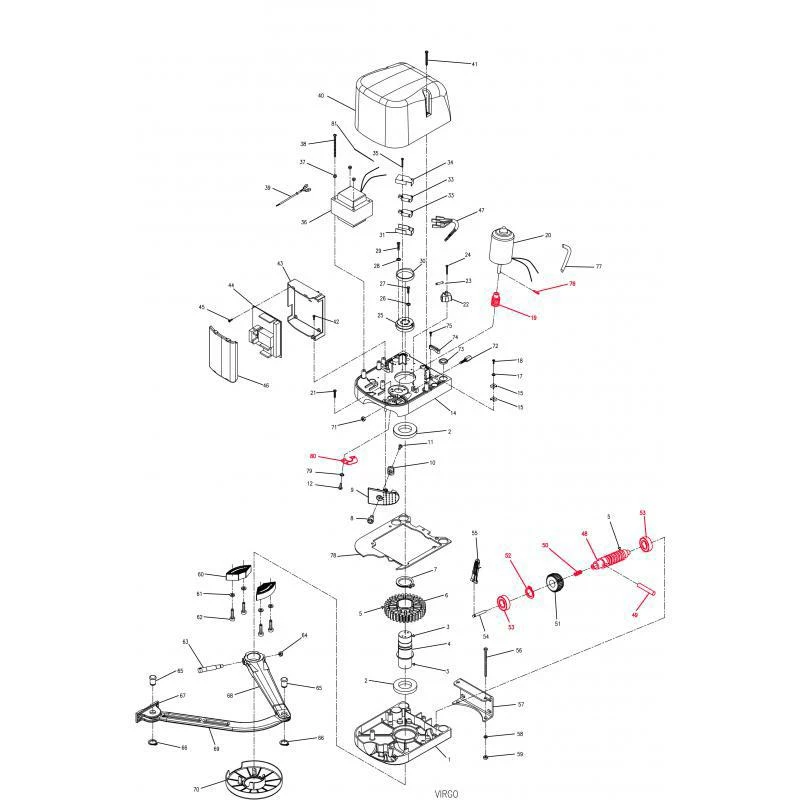 I104306 KIT REDUCTION POUR VIRGO BFT 1 I104306 KIT REDUCTION POUR VIRGO BFT