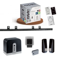 PACK CYCLO INTEGRAL FAAC C720 Motorisation Coulissant 400Kg 24V