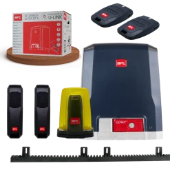 Kit DEIMOS BT ULTRA A400 Motorisation Coulissant BFT + Crémaillère