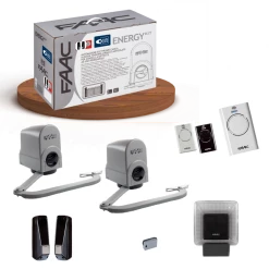 KIT ENERGY INTEGRAL FAAC 391 24V Motorisation Portail Battant