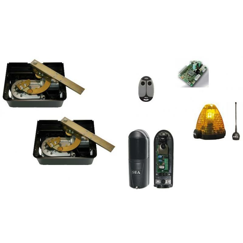 KIT FIELD OIL Motorisation Enterrée Pour Portail 2 Battants SEA 24V 1 KIT FIELD OIL Motorisation Enterrée Pour Portail 2 Battants SEA 24V