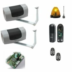 KIT GER Motorisation à Bras Pour Portail 2 Battants SEA 24V