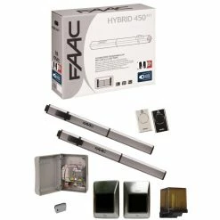 KIT HYBRID PLUS INTEGRAL Motorisation Portail Battant FAAC 24V