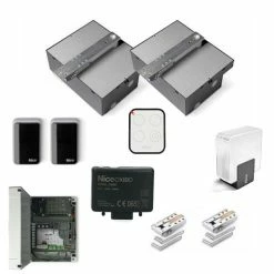 L-FABKIT 4024 Motorisation Portail 2 Battants NICE 24V