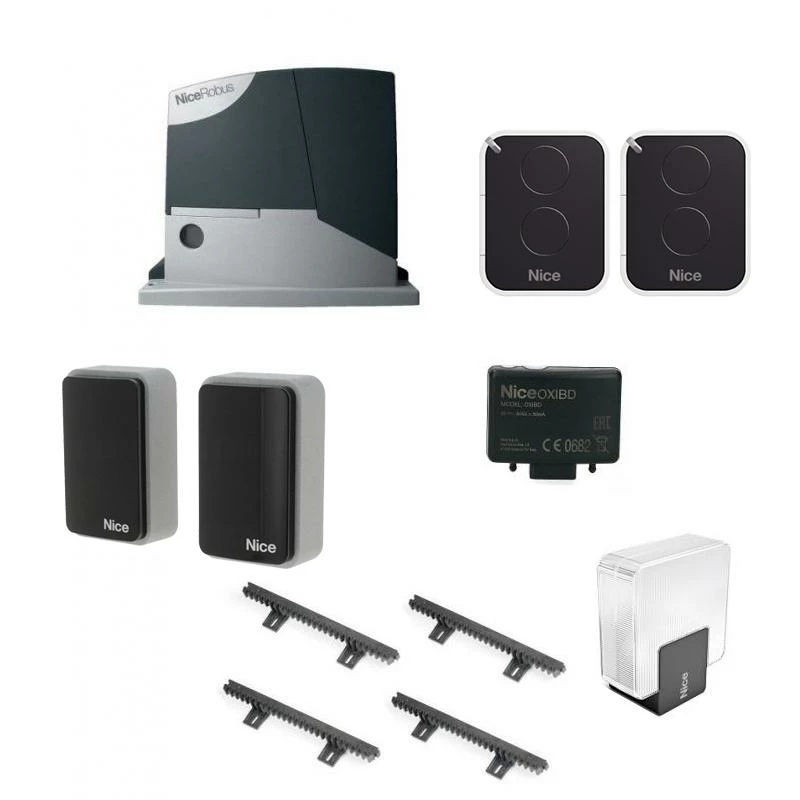 RobusKit 400 Motorisation Coulissant Commande Bidirectionnelle NICE Avec Accessoires 1 RobusKit 400 Motorisation Coulissant Commande Bidirectionnelle NICE Avec Accessoires
