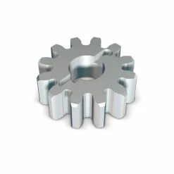 RUA12 Pignon 12 Dents Module 6, Pour Crém ROA81 Et Moteur RUN NICE