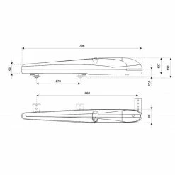 KBOB3024E Kit De Motorisation Pour Portail Battant Jusqu'à 3 Mètres BENINCA 13 KBOB3024E Kit De Motorisation Pour Portail Battant Jusqu'à 3 Mètres BENINCA -Automatisme Online Soldes Magasin schema bob3024e 800x800 1