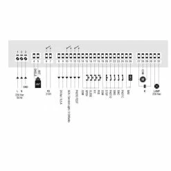 MATRIX Centrale De Commande Pour Motoréducteur 1000 W BENINCA -Automatisme Online Soldes Magasin schema matrix 800x800