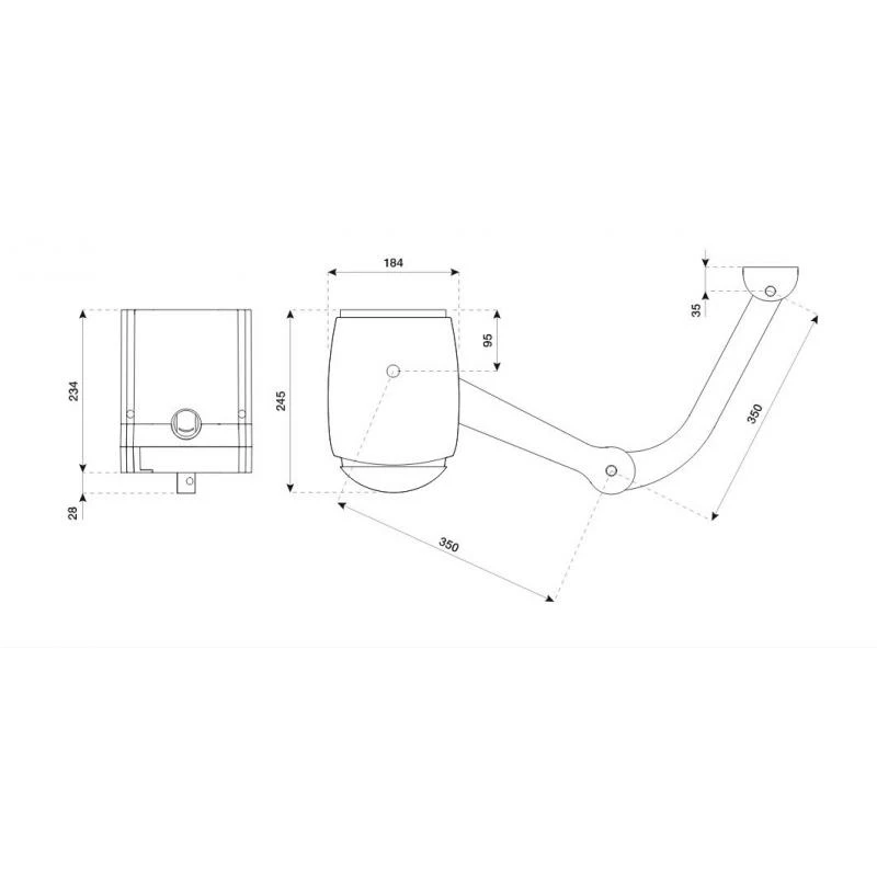 KMB24 Kit De Motorisation Pour Portail à 2 Battants BENINCA 6 KMB24 Kit De Motorisation Pour Portail à 2 Battants BENINCA – Image 6