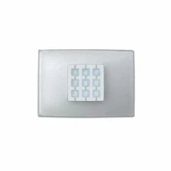 OPLA WRT Plaque Murale Rectangulaire Neutre Transparente NICE