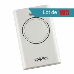 Télécommande FAAC XT2 433 SLH BLANC Pack De 105