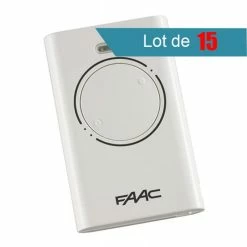 Télécommande FAAC XT2 433 SLH BLANC Pack De 15