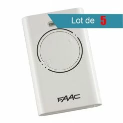 Télécommande FAAC XT2 868 SLH BLANC Pack De 5
